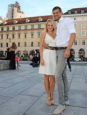 Sonja Kiefer mit Freund Cederic Schwarz (©Foto. Martin Schmitz)